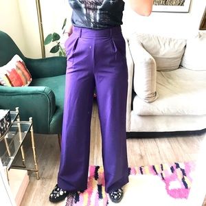 ASOS Purple Wideleg Trousers